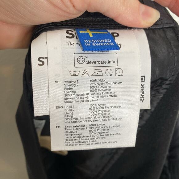 SKHOOP Kari Mini Skirt In Black Outdoor Size XL GORPCORE Classic Athleisure - Picture 9 of 12